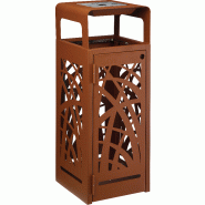 Corbeille CYBEL 110 Litres avec cendrier