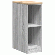 Helloshop26 - Armoire de rangement de garage avec surface de travail dimensions 30 x 51 x 85 cm multifonctionnelle moderne en bois 02_0051340 - Bois m