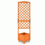 Helloshop26 - Jardinière sur pied avec treillis en bois de sapin 54,5 x 52 x 180 cm bac à fleurs avec trous de drainage pour plantes 20_0002925 - 30 Helloshop26 - Jardinière sur pied avec treillis en bois de sapin 54,5 x 52 x 180 cm bac à fleurs avec trous de drainage pour plantes 20_0002925 - 30