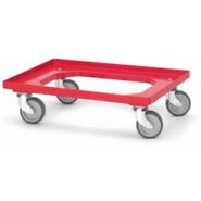 Multiroir - Chariot pour bac 600 x 400 - rouge 3760206424181 Multiroir - Chariot pour bac 600 x 400 - rouge 3760206424181