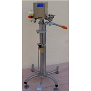 Sertisseuse de boîtes rondes sur châssis inox - BL6