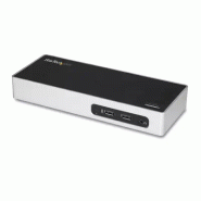 Station d'Accueil USB 3.0 à  Double àÉcran - Dock Universel Type-A pour PC/Ordinateur Portable avec HD