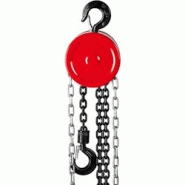 Steinberg Systems - Steinberg Systems SBS-FZ 1000/6M Palan Manuel Mécanique À Chaine Poulie 1 tonne (Capacité de charge : 1 000 kg, Hauteur levage