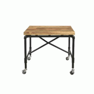 Table Portland petite taille 60x60x50 cm