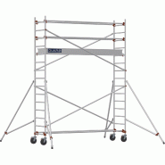 Échafaudage roulant aluminium AL 300 version standard - Hauteur de travail : 4,90 m - DUARIB - 613913 Échafaudage roulant aluminium AL 300 version standard - Hauteur de travail : 4,90 m - DUARIB - 613913