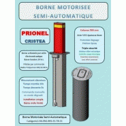 Borne escamotable electrique