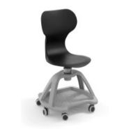 Chaise d'école pivotante Mia Store - dossier incurvé, polypropylène, 7,56 kg_1