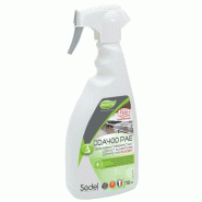 DDA 400 Désinfectant Acide ECOCERT 5L - 750ml - Détergent Moussant à Base d'Acide Lactique - Marque Exeol_0