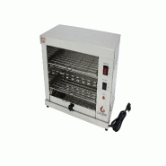 GASFRIT Toaster Électrique Professionnel à 2 Étages avec Tubes en Quartz et Structure en Acier Inoxydable | 430 x 550 x 310 mm - tosta