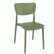 Ligne chr lucy chaise - vert olive - vert plastique MCH-751068-VEOL Ligne chr lucy chaise - vert olive - vert plastique MCH-751068-VEOL