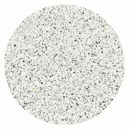Plateau granita compact style contemporain pour intérieur et extérieur - diametre 60-tigaone - blanc 3701680324437