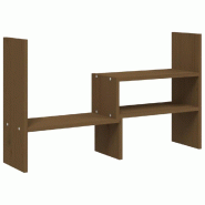 Support de moniteur marron miel (39-72) x 17 x 43 cm bois de pin 02_0004417 - marron Bois massif 3000200405749