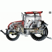 N104 tracteur agricole - valtra - puissance 115 ch