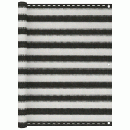 VidaXL Écran de balcon PEHD 120x600 cm Anthracite et blanc Modèle Marina - noir 310859