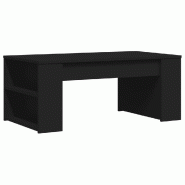 VidaXL Table basse noir 102x55x42 cm bois d'ingénierie Modèle Atlas Focus Élite - 831854