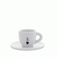 Bialetti Y0TZ097 Tasse Blanc Café 1 pièce(s) - blanc porcelaine Y0TZ097