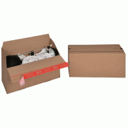 Boîte d'expédition antiforçage fond auto Eurobox L 39.4x14.4x18.7cm