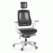 Chaise de bureau / Chaise pivotante SPEKTRE tissu maille gris hjh OFFICE - gris polyester 640300