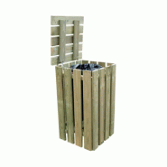 Corbeille bois campagnarde 100 l