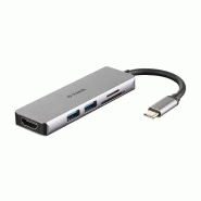 D-Link DUB-M530 station d'accueil Avec fil USB 3.2 Gen 1 (3.1 Gen 1) Type-C Aluminium_0