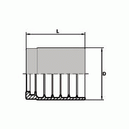 Douilles à sertir sans dénudage - Pour tuyaux 1SC, 1SN, 2SC - DSND1C0604