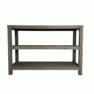 Etagère 3 niveaux Héritage L119xP39xH80cm - pin vieilli