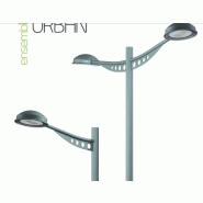 Lampadaire urbain Urban / LED / en aluminium thermolaqué / 9 m_1