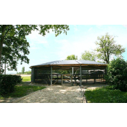 Marcheur pour chevaux version Premium - Structure en IPE acier - 5 mètres de large