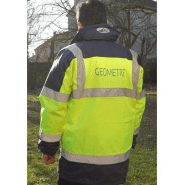 Parka haute visibilité 4 en 1 GEOMETRE, Coloris : Jaune Fluo, Taille : XS Parka haute visibilité 4 en 1 GEOMETRE, Coloris : Jaune Fluo, Taille : XS