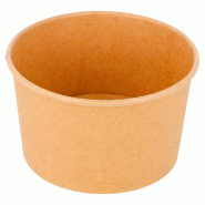 Pot glace carton kraft 240ml - par 50
