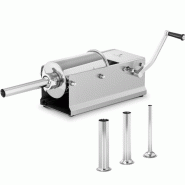 Royal Catering - Royal Catering Poussoir À Saucisse Machine A Viande Manuel Vertical Bourreuse Embosseuse Charcuterie Main RC-SFV3L (Volume 3 l, - 40