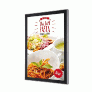 SHOWDOWN Displays Exposiciónate LED Magnétique Poster Frame A2 PMLEDA2 - noir aluminium 8596052057946