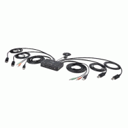 StarTech.Com C2-DD46-UA2-CBL-KVM commutateur écran, clavier et souris Noir StarTech.Com C2-DD46-UA2-CBL-KVM commutateur écran, clavier et souris Noir