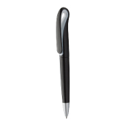 Stylo à bille Trendy - plastique avec corps poli coloré et embout argenté - encre bleue Stylo à bille Trendy - plastique avec corps poli coloré et embout argenté - encre bleue