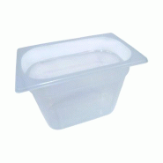 Bac Polypropylène GN 1/4 H. 200 mm - Gastroland - transparent plastique polypropylène 3701666002380
