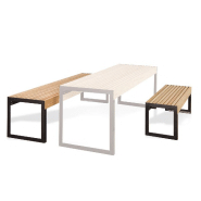 Banquettes urbaines Promenade Pique Nique 2000 mm - BQPNACBBPR-HS02_0