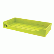 Cagette bois ouveture avant + logo bio 62x30 - Cagette bois ouveture avant + logo bio 62x30 -