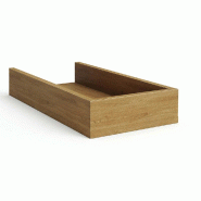 Casquette pour montant Totem 30x60x10cm - chêne de Macédoine