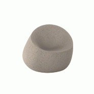 Fauteuil outdoor STONE - granit crème