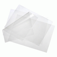 Film de protection p/boîte repas réf 38664 PP transparent 34,5x34.5cm - par 100