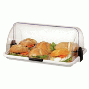 Petite Vitrine neutre - 1 niveau - 390 mm - Plexiglas  | Bartscher - A500403