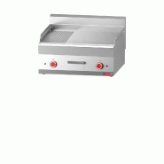 Plancha électrique 650 avec plaque demie lisse demie rainurée 65/70... - PGN061