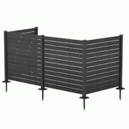 RATTATAN Panneau brise-vue de jardin à lames en polyéthylène, résistant et facile à installer, pour protéger et décorer les espaces extérieurs