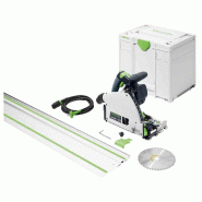 Scie plongeante TS 60 KEBQ-Plus-FS métal et plastique blanc noir vert Ø168 mm Festool - blanc multi-matériau 793029
