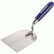 Truelle de stucateur largeur 100 mm inoxydable, manche de bois de hêtre acier inoxydable PROMAT