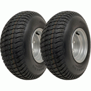 18x6.50-8 Tondeuse à gazon Pneus sur jantes 4 plis Wanda P332 4x4" jante PCD (Lot de 2) 18x6.50-8 Tondeuse à gazon Pneus sur jantes 4 plis Wanda P332 4x4" jante PCD (Lot de 2)