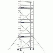 Échafaudage roulant aluminium DOCKER 85 version lisses - Hauteur de travail : 7,90 m - DUARIB - 7120060 Échafaudage roulant aluminium DOCKER 85 version lisses - Hauteur de travail : 7,90 m - DUARIB - 7120060