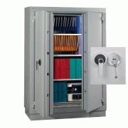Armoire ignifuge Paper Duo 747 litres - Valeur assurable A clé - assurable 25 000 euros Armoire ignifuge Paper Duo 747 litres - Valeur assurable A clé - assurable 25 000 euros