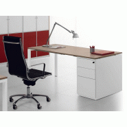 Bureau droit professionnel Prepsto - individuel avec caisson de rangement 3 tiroirs ou 4 tiroirs - Dimensions 140/160/180 x 60/80 cm Bureau droit professionnel Prepsto - individuel avec caisson de rangement 3 tiroirs ou 4 tiroirs - Dimensions 140/160/180 x 60/80 cm
