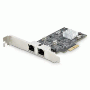 Carte Réseau PCIe à  2 Ports 2,5 Gbps NBASE-T, Intel I225-V - Carte Réseau pour PC - Carte Réseau Eth